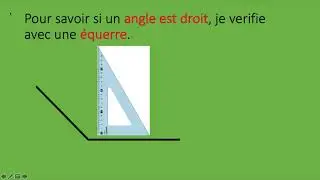 Apprendre &agrave; utiliser une &eacute;querre