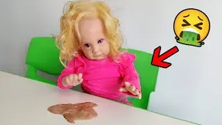 Reborn Girl Throws Up At School Role Play
