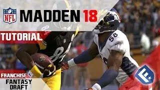 HOW TO DO A FANTASY DRAFT IN MADDEN 22! Franchise Mode! (Video is of Madden 18, Still works!)
