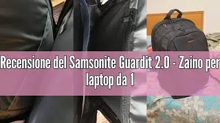 Recensione del Samsonite Guardit 2.0 - Zaino per laptop da 15,6 pollici, 44 cm, 22,5 L, blu (blu)