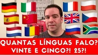 Quantas L&iacute;nguas Eu Falo? 25?! (Gabriel Poliglota)