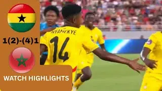 GHANA VS MOROCCO(1(2)-(4)1)-WAFCON 2024-GOALS&HIGHLIGHTS + PENALTIES SHOOTOUT