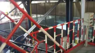 The production process of Pre-Painted steel coils.
