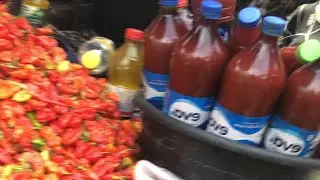 African Market Live! Real Bargaining, Local food & Shopping Tips/ How to Shop like a local.