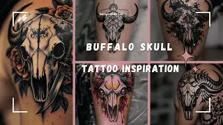 Buffalo Skull Tattoo &ndash; Inspiring Ideas for Arms, Back & More!