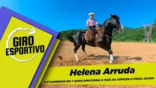 Helena Arruda - Catarinense de 7 anos emociona o pa&iacute;s ao vencer o Freio Jovem - Giro Esportivo