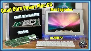 Apple Power Mac G5 Quad: Maxed out with 16GB RAM and NVIDIA 7800GT Graphics Boost!
