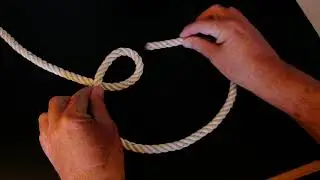 Tutoriel noeuds marins : Noeud de chaise (m&eacute;thode 1)