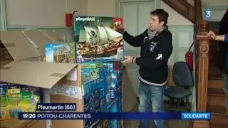 Pleumartin: 35 tonnes de jouets pour les plus d&eacute;munis