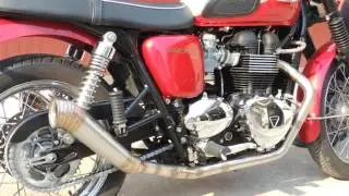 COMPLETE EXHAUST SYSTEM GR FOR TRIUMPH BONNEVILLE T100