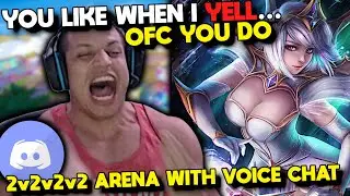 Tyler1 YELLS At His Arena E-Girl Duo | T1 2v2v2v2