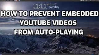 Prevent Embeded YouTube Videos from Auto playing