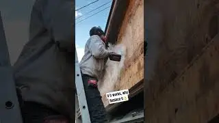 drilling a hole with a hole saw #diy #constructionchannel #homeimprovement