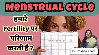 Menstrual cycle | Infertility | Dr. Roshita Khare | Psychiatrist #mentalhealth #emotionalwellbeing