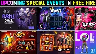 PURPLE SHADE BUNDLE FREE FIRE RETURN 😍🥳| BUNNY BUNDLE RETURN | FREE FIRE NEW EVENT | FF NEW EVENT 