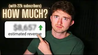 How much does YouTube actually pay with 22,000 subscribers? (REAL NUMBERS)