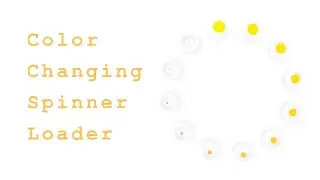 Creating a Stunning CSS Loader for Websites || Color Changing Spinner Loader