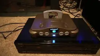 Wireless N64 internal controller mod updated with leaf switch. Hammered metal Nintendo 64.