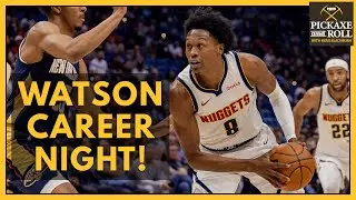 Peyton Watson CAREER NIGHT in Denver Nuggets win vs Pelicans