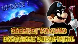 [OLD] Mario Kart Wii - Sherbet Volcano v2 + Emissaire Sherbet v2 + Funky Kong Texture