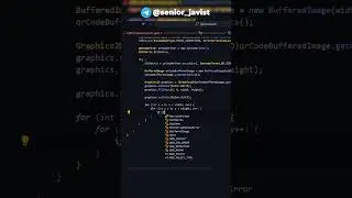 ГЕНЕРАТОР QR-КОДОВ НА JAVA #java #shorts #qrcode #coding