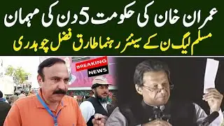 PDM Long March Towards Islamabad || PML-N leader Tariq Fazal Chaudhry || PM Imran Khan
