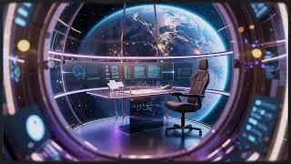 1Hr Galactic Library Lofi &ndash; Interstellar Knowledge Hub Beats for Midnight Study Sessions