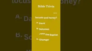 Bible Trivia Shorts - New Testament