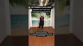 🔥 Join my September Workout Challenge: #ThickChickFitness #WorkoutMotivation #ModifiedJacks