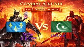 AOE4  - Les Ottomans à l'assaut des Français sur une flèche Antique - Tour Infernale Age Of Empire