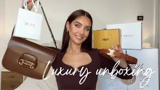 Luxury Unboxing - Gucci Horsebit Bag Review, Celine Triomphe Belt + More