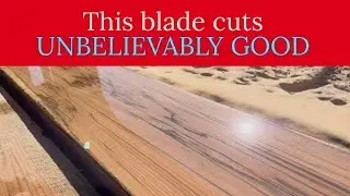 CARBIDE sawmill blade! Crazy sharp.