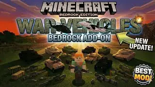 Insane War Vehicles in Minecraft PE (2025) || Full Command Guide + Gameplay