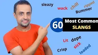 60 Most Common SLANG WORDS in American Movies