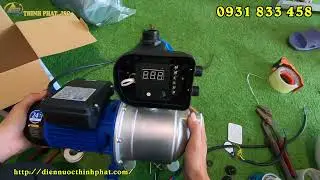 Lắp rơ le thông minh cao cấp Techrumi cho máy bơm thường thành bơm tăng áp điện tử siêu khỏe