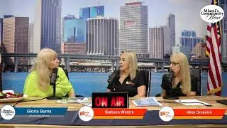 Gloria's Gab is LIVE with host Gloria Burns and guests Barbara Waters and Abby Dresnick