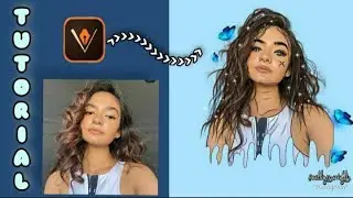 How to make outline in Adobe Draw Illustrator🌺 For beginners || Srishti's Outlines||