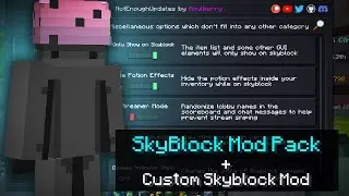 NEW BEST SkyBlock Mod Build + Custom SkyBlock Mod (Hypixel SkyBlock)