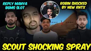 Scout Shocking Spray🥵 Robin Reply RNTX iQOO Gameplay🔥 Mazy on Manya BGMS Slot | Team Xspark