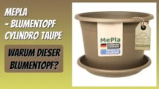 BEWERTUNG (2025): MePla - Blumentopf Cylindro taupe. Infos