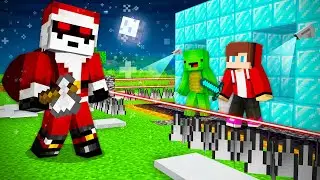 CURSED SANTA vs Security House in Minecraft - Maizen JJ and Mikey