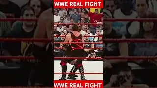 wwe real fight #wwe#wrestling#wwf#wwefan#aew#raw#prowrestling#smackdown#wrestlemania#kane#demonkane