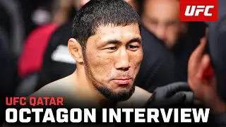 Интервью Мыктыбека Оролбая в октагоне | UFC Qatar