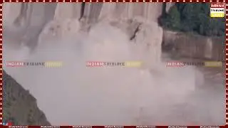 Salal dam over Chenab River continues to release water amid intense rainfall in the region