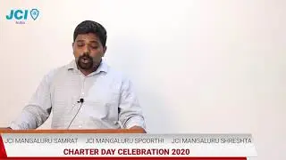 Introduction of JCI Sen.  Anish C Mathew, National President 2020- JCI India