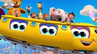 Train Choo Choo Song | Newborn Baby Songs & Nursery Rhymes || AK Cartoon || #cartoon #kidslearning