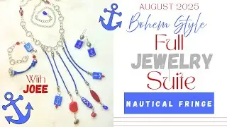 Bohem Style Jewelry Kit Nautical Fringe Full Set August 2025