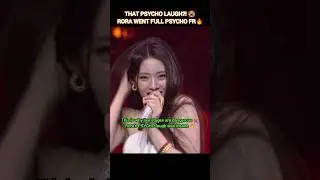 Rora&rsquo;s PSYCHO Laugh during performance Is Insane😭🔥#베이비몬스터 #babymonster #shorts #kpop #yg