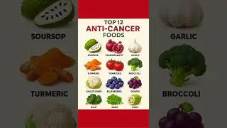 Top 12 Anti Cancer Food / Best Food Anti Cancer #anticancer #food #foodismedicine #health #healthy