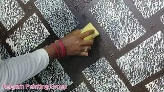 brick wall painting cool and easy mathod #wall makeover brick walldesign #walltexture